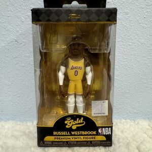 Funko Premium Gold 5" Russell Westbrook Lakers NBA Vinyl Figure